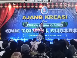 Semarak Penuh Haru, SMK Triyasa Surabaya Lepas 65 Purna Siswa di Kaza Mall: lebih dari 50% Lulusan Langsung Terserap Ind