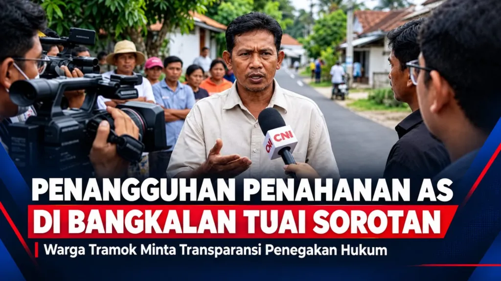 Penangguhan Penahanan AS di Bangkalan Tuai Sorotan, Warga Tramok Minta Transparansi Penegakan Hukum*